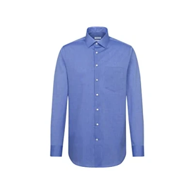 Obrázek Seidensticker Pánské Regular Longsleeve Cotton Business Shirt, Středně modrá (003000), 48