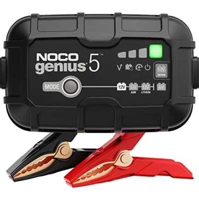 Obrázek NOCO GENIUS5: 5A Inteligentní nabíječka baterie, 6 V/12 V, udržovací a desulfátor s kompenzací teploty