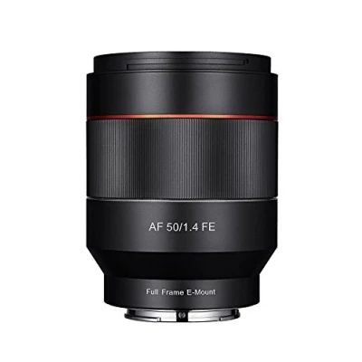 Obrázek Samyang objektiv 50/1,4 DSLR Autofokus Sony E plnoformátový fotografický intenzita světla F1.4, portrétní NiftyFifty černý