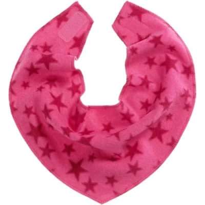 Obrázek Playshoes Unisex Dětský flísový šátek na krk zimní šála, Růžové hvězdy