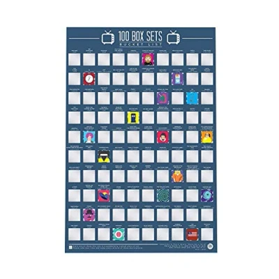 Obrázek 100 Box Sets Bucket List Rubbelposter