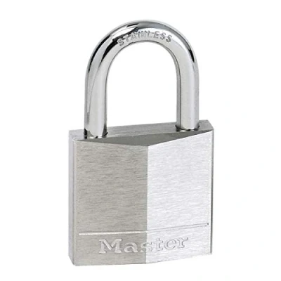 Obrázek Master Lock 640EURD Marine visací zámek s klíčem, šedý, 6,5 x 4 1,3 cm