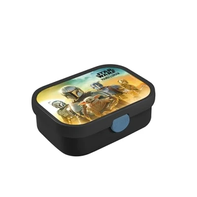 Obrázek Mepal Lunchbox Campus Bento pro děti Krabička na svačinu s přihrádkou a vidličkou Meal Prep Box uzávěrem klip bez BPA &amp; vhodná do myčky 750 ml Star Wars