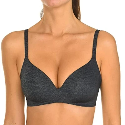 Obrázek DIM Invisifi FREE Soutien Gorge Triangle PADDÉ Podprsenka pod tričko, Ženy, Velikost: 75D, Noir