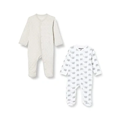 Obrázek HIKARO Baby dívčí pyžamo (balení 2 ks), Balení po ks Light Grey (142)