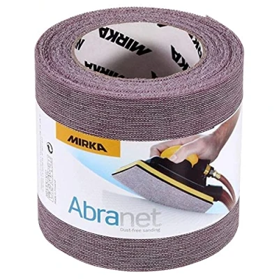 Obrázek Mirka Síťová brusná role Abranet 115 mm x 10 m suchý zip / zrno P400 1 k broušení dřeva, špachtle, laku, plastu 545BY001413R