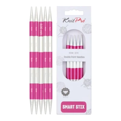 Obrázek KnitPro 42013 SmartStix jehlová hra, kov, barevná, 14 cm, 6 mm