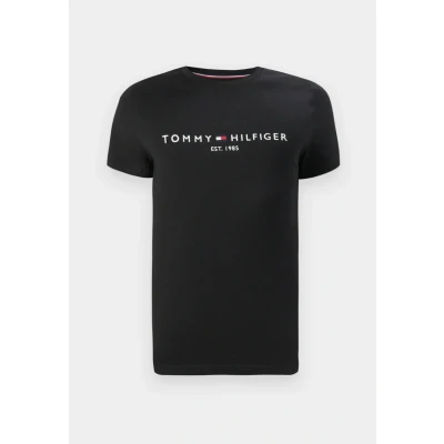 Obrázek Tommy Hilfiger LOGO TEE Triko s potiskem, Muži, Velikost: Small, Black