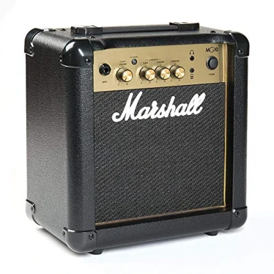 Obrázek Marshall MG10G Gitarren Combo Verstärker, Übungsverstärker, geeignet für E Gitarre Schwarz und Gold