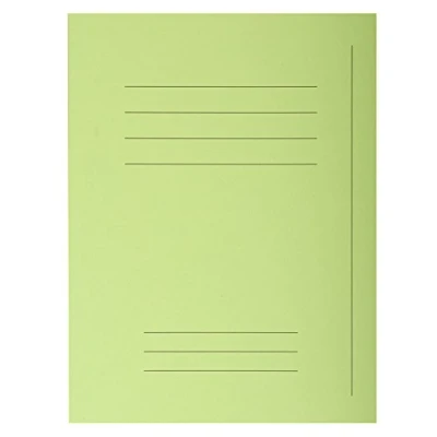 Obrázek Exacompta 435013E balení 50 Forever kryt na spisy (s popisovacím políčkem z recyklovaného kartonu 250 g, DIN A4, 21 x 29,7 cm) světle zelená
