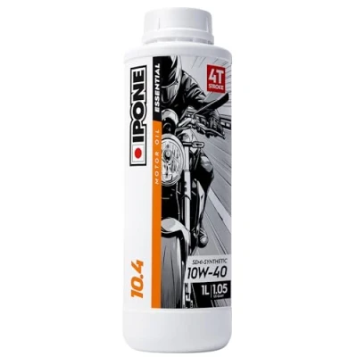 Obrázek Ipone Huile Moto 4 Temps 10W40 10.4 Lubrifiant Semi Synthétique Usage Régulier Protection du moteur Lubrification Optimale Bidon 1 Litre