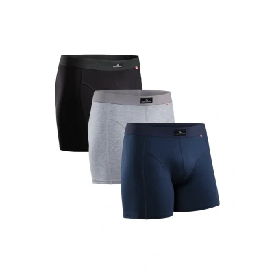 Obrázek Danish Endurance 3 PACK Classic Trenýrky, Muži, Velikost: Large, Multicolour (black, navy blue, grey)