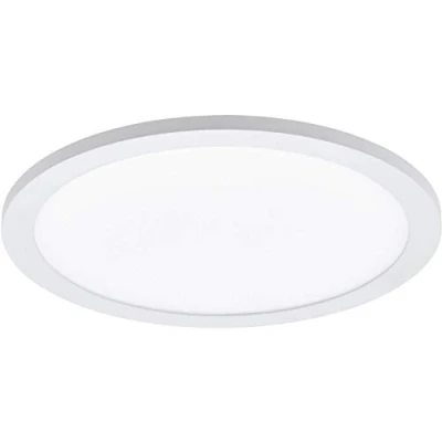 Obrázek EGLO connect LED stropní svítidlo SARSINA C panel, lampa Smart Home, materiál: hliník, plast, barva: bílá, Ø 30 cm, vč. dálkového ovládání, stmívatelné, bílé odstíny a nastavitelné barvy