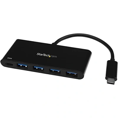 Obrázek StarTech.com 4 Port USB 3.0 Hub s napájením C to 4x A kompaktní typ PD 2.0 Powered