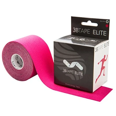 Obrázek 3B Scientific Tape ELITE [5 m x 5 cm] páska/cvičební pás pro podporu svalů a kloubů, zlepšení regenerace, sportovní páska růžová