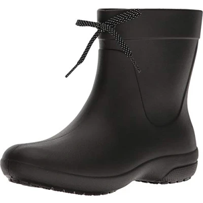 Obrázek Crocs Dámské Freesail Shorty Rain Boots gumové holínky, černá