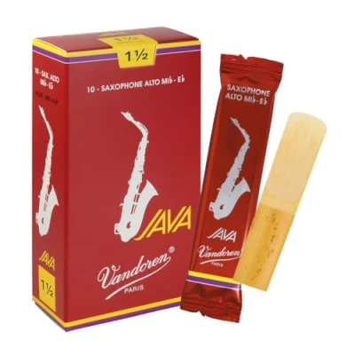 Obrázek Vandoren SR2615R Java &quot;Filed Red&quot; Cut staré saxofon listy 10 jednotky