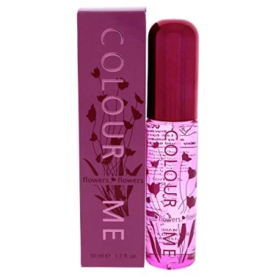 Obrázek COLOUR ME Flowers Perfume for Women. 50 ml Parfum de Toilette. Luxury Fragrance Dámské parfémy, Long Lasting Womens Perfumes by Milton Lloyd