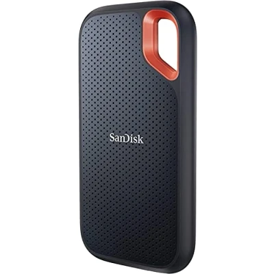 Obrázek Přenosný disk SSD Extreme od SanDisk, 1 TB (přenosná NVMe SSD, USB C, až 1050 MB/s rychlost čtení a 1000 zápisu, odolnost vůči vodě prachu)
