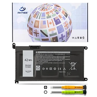 Obrázek ANTIEE YRDD6 baterie kompatibilní s Dell Inspiron 7586 5482 5480 5481 5485 5491 5591 5593 3583 3310 2 in 1 3493 3582 3593 3793 5584 54 93 55. 85 5594 5598 Vostro 3491 5581 5490 5590 0YRDD6