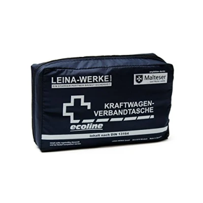 Obrázek Leina Werke 11037 autolékárnička Compact Ecoline se suchým zipem, modrá/bílá