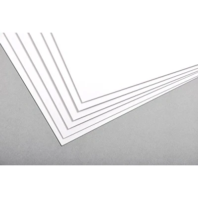 Obrázek Clairefontaine 93320C desky Bristolkarton (25 listů, 205 g, 50 x 65 cm, ideální pro technické značky), bílá