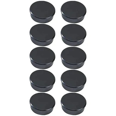 Obrázek Dahle 95538 magnetů (průměr 38 mm) 10 kusů, černé