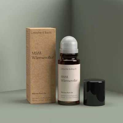 Obrázek Liebscher &amp; Bracht Originální tepelný váleček MSM 50 ml Roll On uvolňuje napětí v krku, ramenou a zádech díky blahodárnému teplu ideální uvolnění na cestách Made in Germany