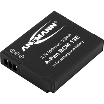 Obrázek ANSMANN Li Ion akumulátor A Pan DMW BCM13E 3 7 V / Typ 950 mAh Výkonná baterie pro foto digitální fotoaparáty perfektní náhradní Panasonic Digicam atd.