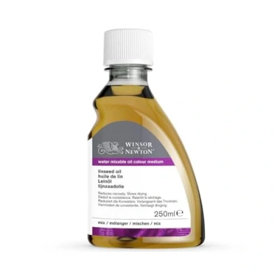 Obrázek Winsor &amp; Newton 3039723 Artisan olej lněný pro vodou míchatelné olejové barvy, láhev 250 ml