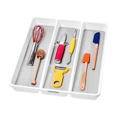 Obrázek madesmart 29100 Classic odkládací plocha na potřeby, bílá, plast, prémiová bílá