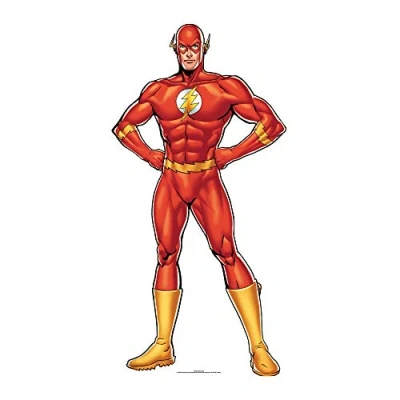 Obrázek STAR CUTOUTS DC Comics The Flash Cut Out, Karton, Mehrfarbig, 90 x 45 cm, Pappe, Regular