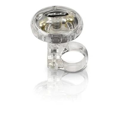 Obrázek XLC Unisex zvonek na kolo pro dospělé DD M12 průměr 36 mm, stříbrný, 1 velikost