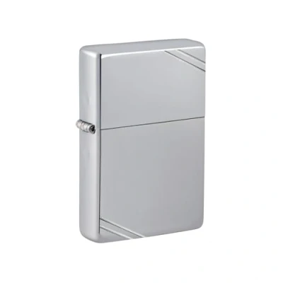 Obrázek Zippo 260 24095 šestihranný designový benzínový zapalovač, mosaz, Chrome High Polished