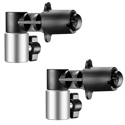 Obrázek NEEWER Balení 2 ks držáků reflektoru NA pozadí svorka, robustní hliníková slitina fotografie reflexní deska držák adaptér pro stativ světlo s 5/8&quot; stud, RF