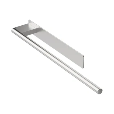 Obrázek Ibergrif M34453A držák na ručníky bez vrtání, 39 cm 304 ušlechtilá ocel, samolepicí, tyč k nalepení do koupelny/kuchyňského příslušenství, stříbrný
