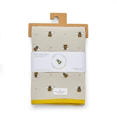 Obrázek Cooksmart Tischdecke mit britischem Bienen Design für alle Esstische Tischdecken passend modernen Häuser