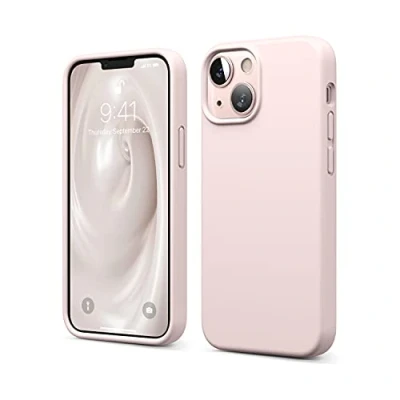 Obrázek elago Liquid Silicone Case kompatibilní s iPhone 13 Mini pouzdro (5,4&quot;), vysoce kvalitní silikon, ochrana mobilu na mobil: 3vrstvá struktura ochranného pouzdra, odolná proti poškrábání měkká podšívka