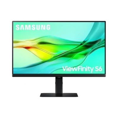 Obrázek Samsung ViewFinity S60UD Monitor 24 palců, QHD/WQHD, 2 560 x 1 440, 100 Hz, HDR10, Eye Saver Mode, USB C (90 W), Daisy Chain, integrovaný KVM Switch, LS24D600UAUXEN