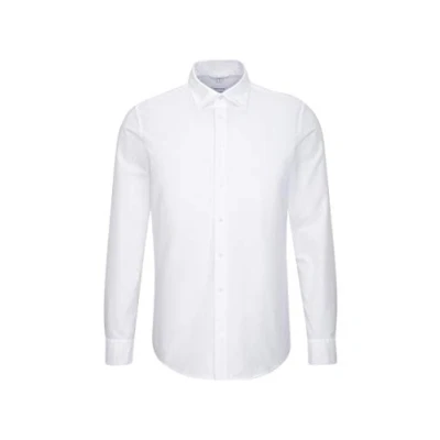 Obrázek Seidensticker Pánská business košile Slim Fit Oxford Button Down límec dlouhý rukáv 100% bavlna, bílá (bílá 1)