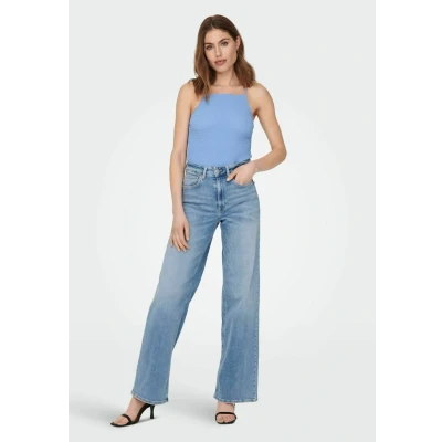 Obrázek ONLY Onlmadison Blush HW WIDE Široké džíny, Ženy, Velikost: XSx32, Light blue denim