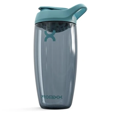 Obrázek Promixx PURSUIT Eiweiß Shaker 950ml Premium für Proteinpulver, Supplements &amp; Pre Workout Auslaufsicher, BPA frei, Leicht zu Reinigen Ozeanruhe Blau