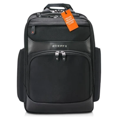 Obrázek Everki Unisex Onyx 15,6&quot; batoh na notebook, černý (Noires), 42 centimetrů EU, Černá (Noires)