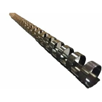 Obrázek Fellowes Vázací hřbet pro plastovou vazbu, průměr 16 mm, 21 kroužků, dokumenty A4, černá, balení po 25 kusech