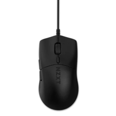 Obrázek NZXT Lift 2 Symm lehká symetrická herní myš s kabelem 58g konstrukce frekvence dotazování 8K optické spínače optický 26K DPI senzor nohy ze 100% PTFE černá