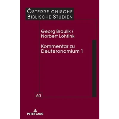 Obrázek Kommentar zu Deuteronomium 1 (Österreichische Biblische Studien, Band 60)
