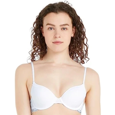 Obrázek Calvin Klein Dámská konturová podprsenka, bílá (White)