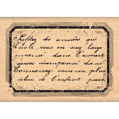Obrázek Florilèges Design fe115038 Stempel Scrapbooking Etikett TLG beige 5 x 7 2,5 cm