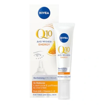 Obrázek Nivea q10 energie čerstvý vzhled oční krém s vitem, 15 ml