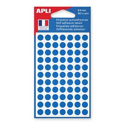 Obrázek agipa 111832 Markierungspunkte, Durchmesser: 8 mm, rund, blau